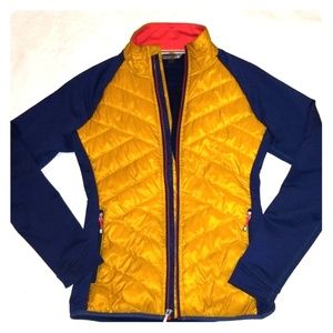 Light weight feather & Smartwool zip up jacket